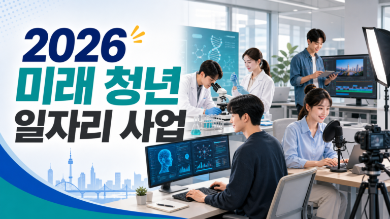 2026 미래 청년 일자리 사업 — 신청 자격·5개 분야·방법 한 번에 정리