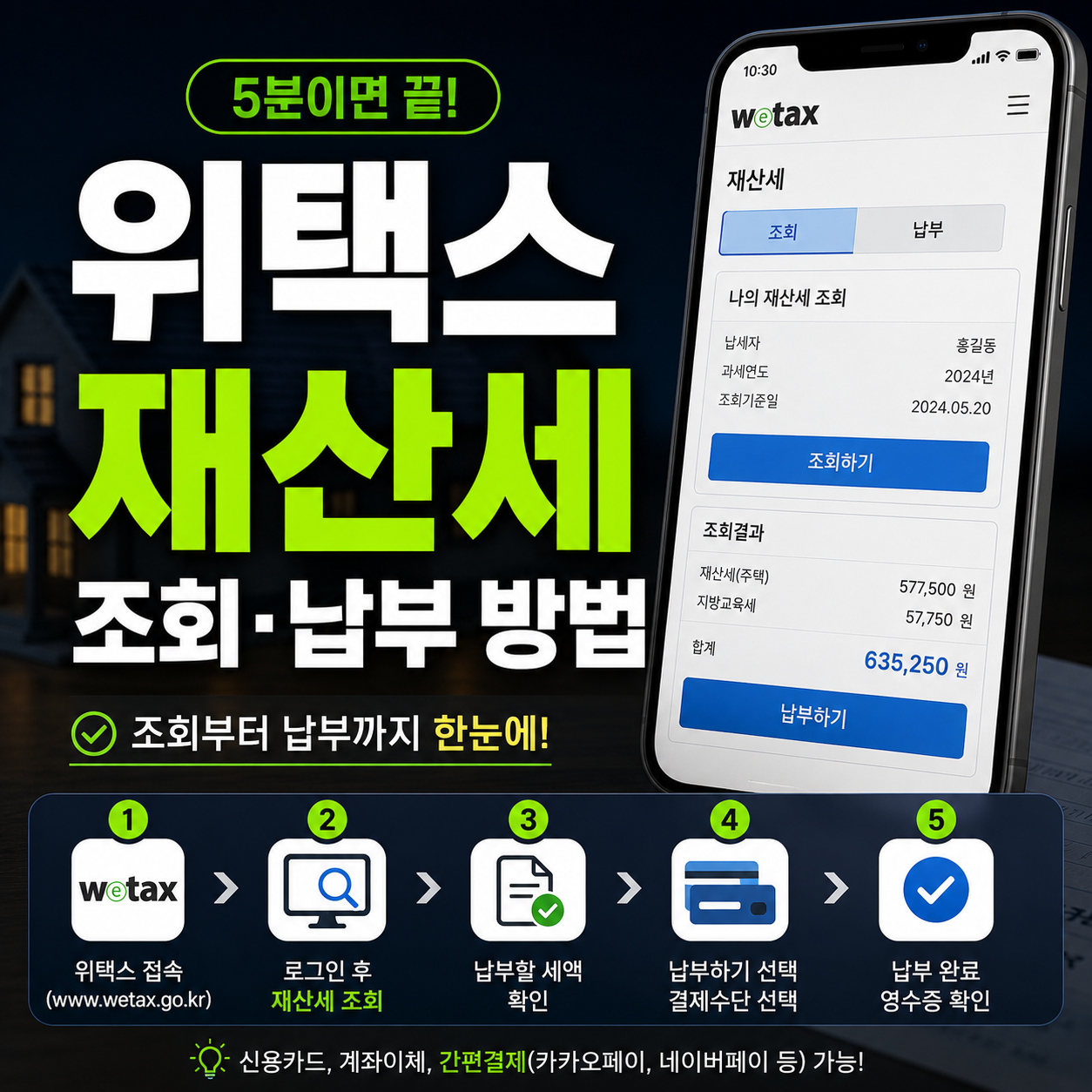 재산세 납부확인서와 과세증명서 차이