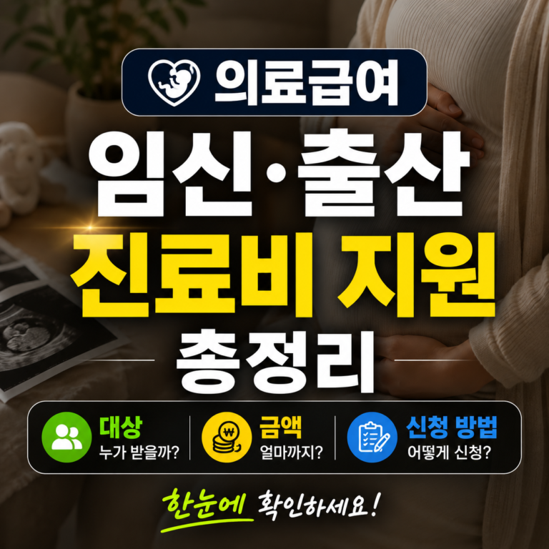 의료급여 임신·출산 진료비 지원 총정리, 대상·금액·신청 방법