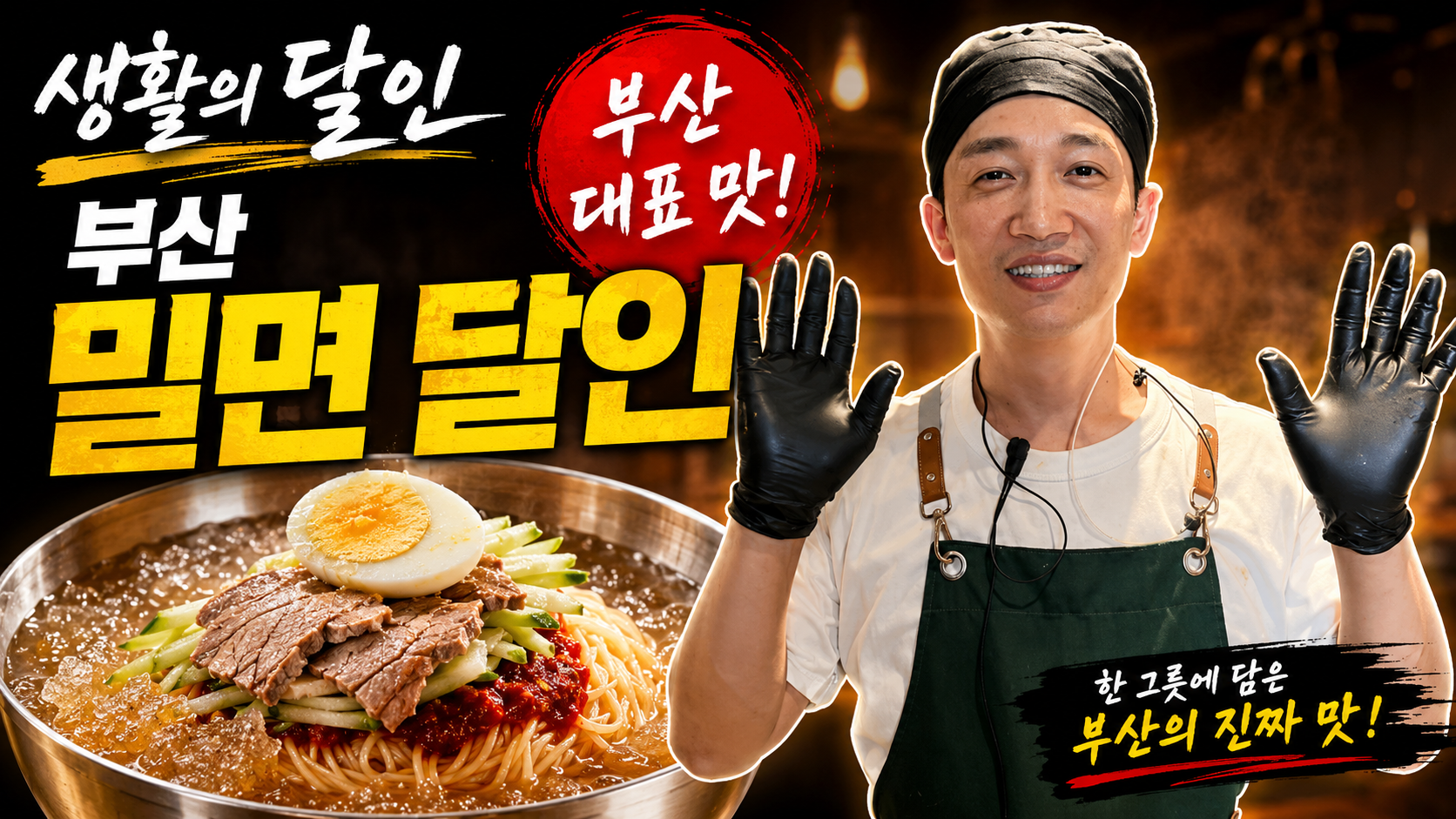 생활의 달인 부산 밀면 달인