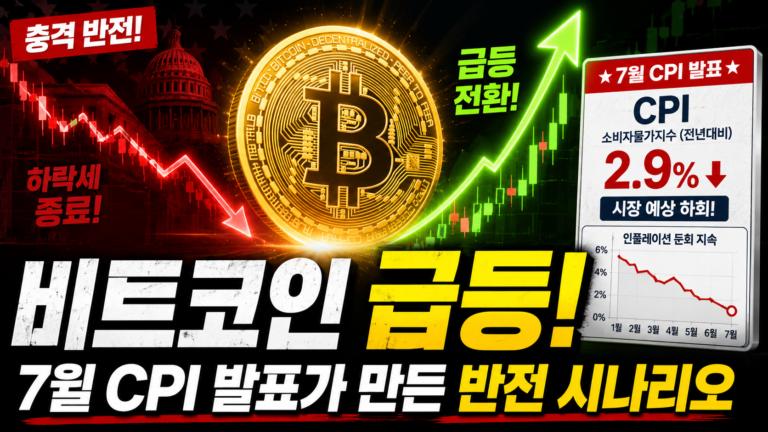 미국 6월 CPI 발표 후 비트코인 급등, PPI 일정과 향후 전망 정리