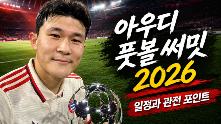 아우디 풋볼 써밋 2026 일정과 관전 포인트, 제주에서 열리는 바이에른 뮌헨전