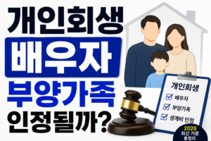 개인회생 배우자 부양가족 인정될까