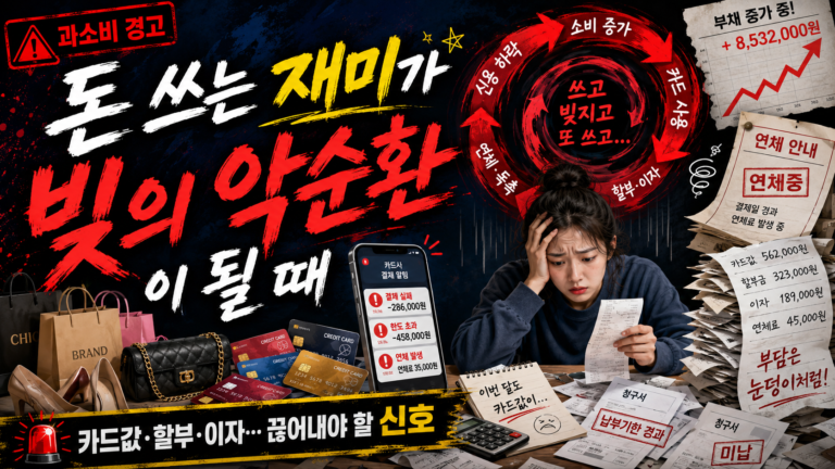 대출 중독, 돈 쓰는 재미가 빚의 악순환이 될 때 끊는 방법