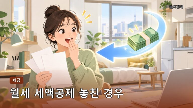 월세 세액공제 놓친 경우 어떻게 받을까? 경정청구·종합소득세 신고 총정리