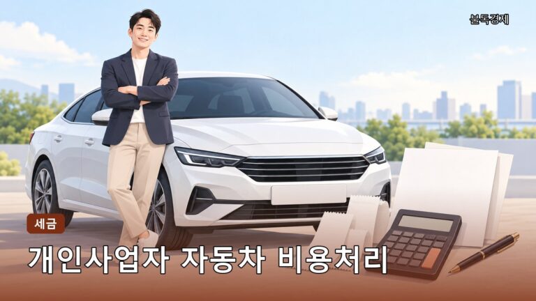 개인사업자 자동차 비용처리 방법, 차량구입·리스·렌트·주유비 총정리