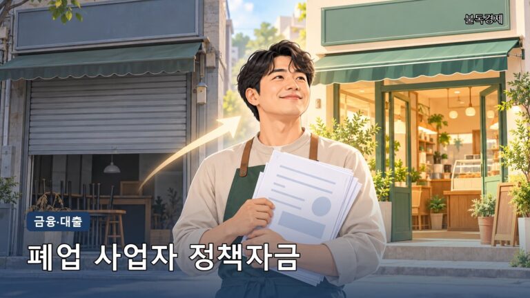 폐업 사업자 정책자금 가능할까? 재창업자 지원 조건 총정리
