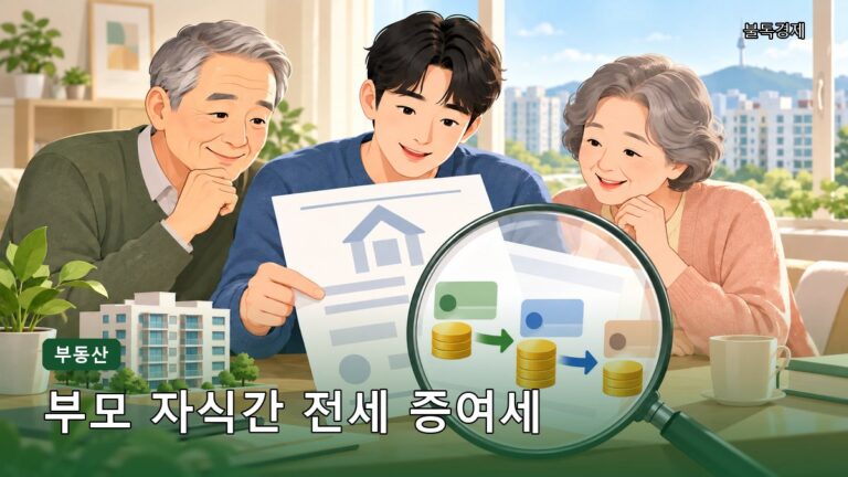 부모 자식간 전세 증여세, 보증금과 자금출처 기준 쉽게 정리