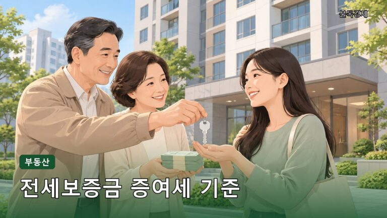 전세보증금 증여세 기준, 부모 지원금은 얼마부터 세금이 나올까