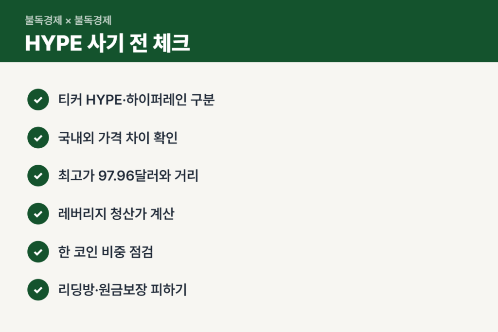 하이퍼리퀴드 상승에 사기 전 확인할 체크리스트
