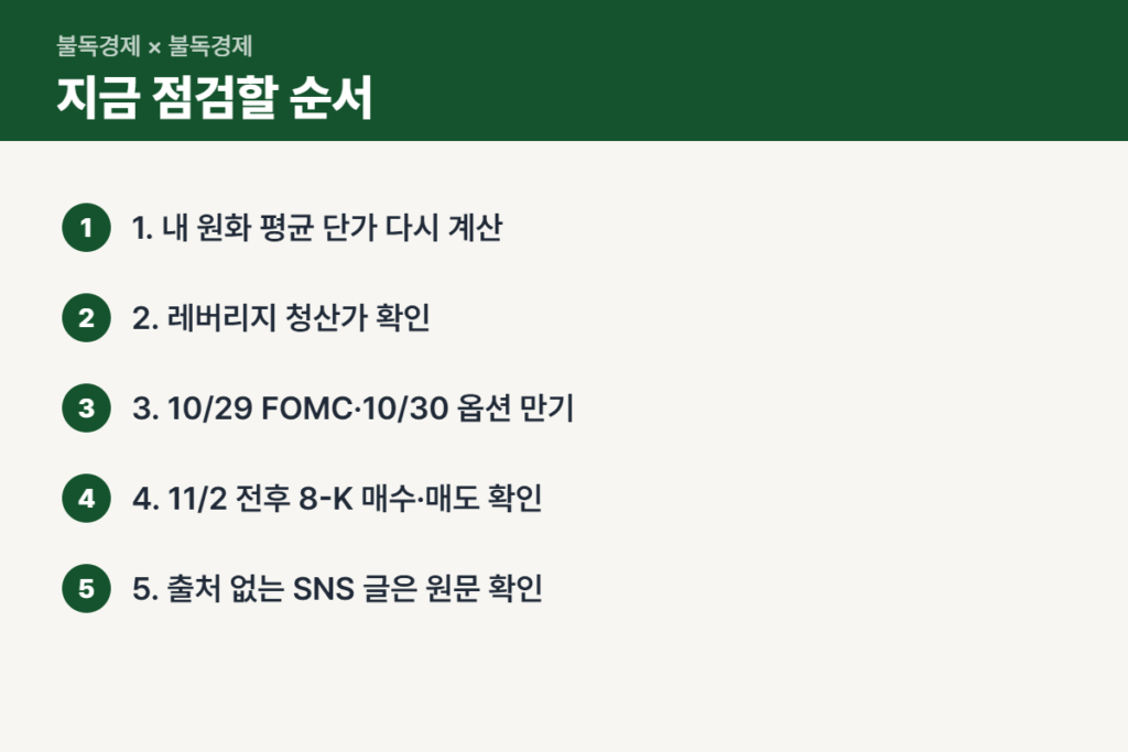스트래티지 비트코인 소식 후 개인 투자자 점검 순서