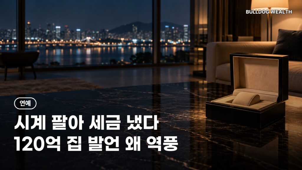 도경완 생활고 논란 속 언급된 고층 펜트하우스 야경 거실 (이미지 연출)