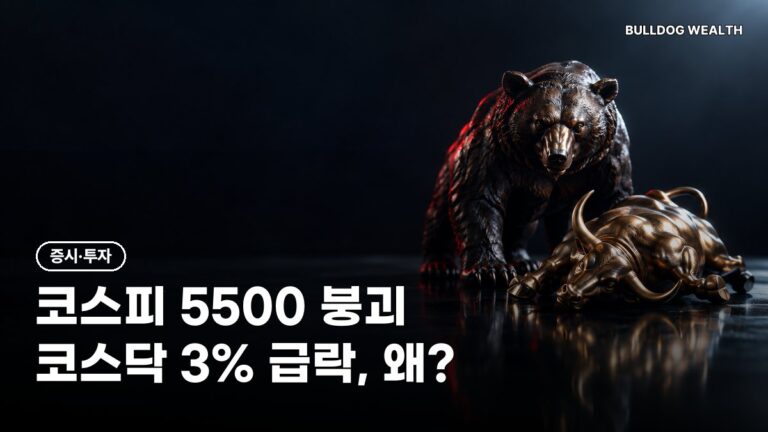 코스피 5500 붕괴 10월 26일, 코스닥 3% 급락 이유와 지금 점검할 주의점 5가지