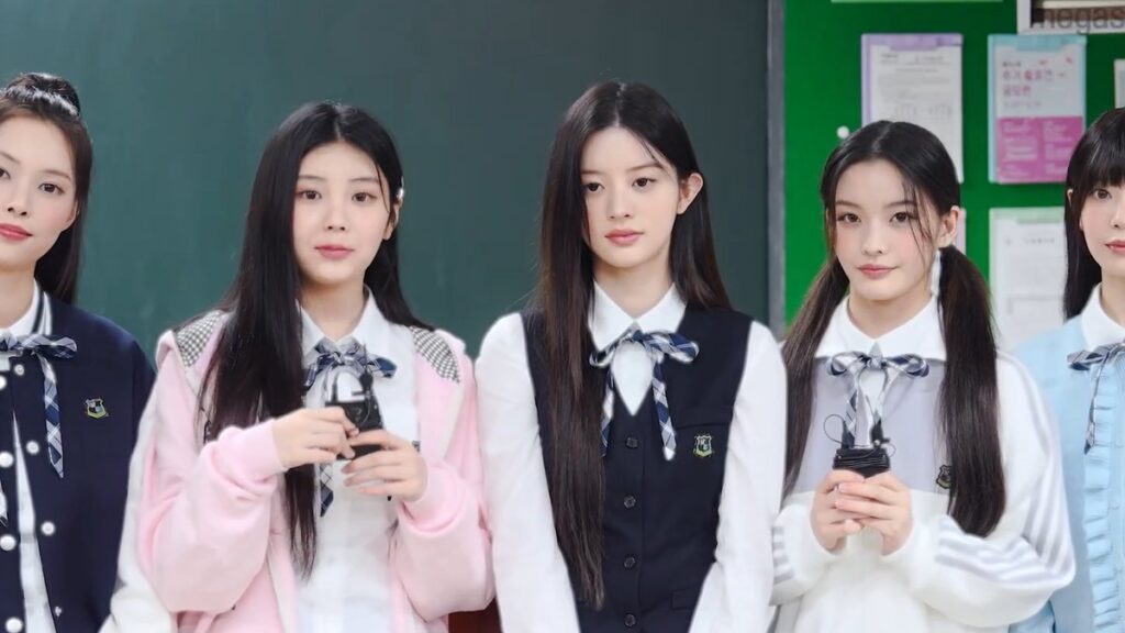 아일릿 의상 논란 속 아일릿 멤버들 (2025년 11월 자료 사진)