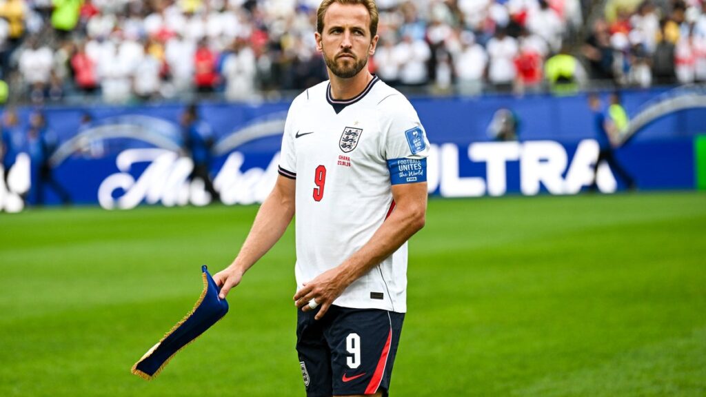 해리 케인 발롱도르 수상 — 2026 월드컵 잉글랜드-가나전 경기 전 모습(2026년 6월 23일 촬영)