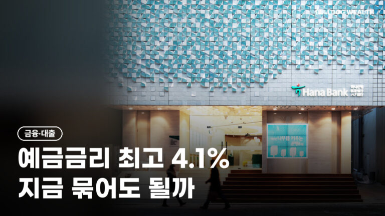 정기예금 금리 최고 4.1%, 카카오뱅크도 3.8%로…지금 묶으면 손해일까 5가지 확인