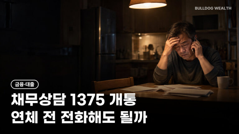 채무상담 1375 개통, 연체 전에도 전화해도 될까…통화료 무료·놓치면 손해인 6가지 확인