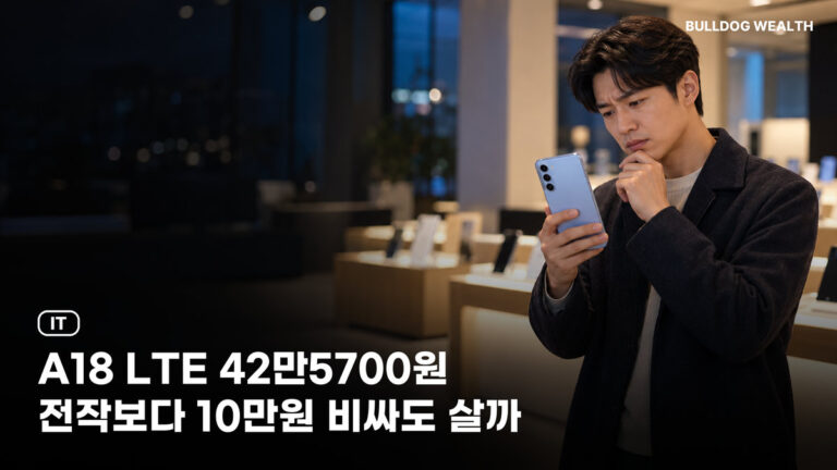 갤럭시 A18 LTE 42만5700원 출시, 전작보다 10만6700원 비싸도 살까…6가지 확인