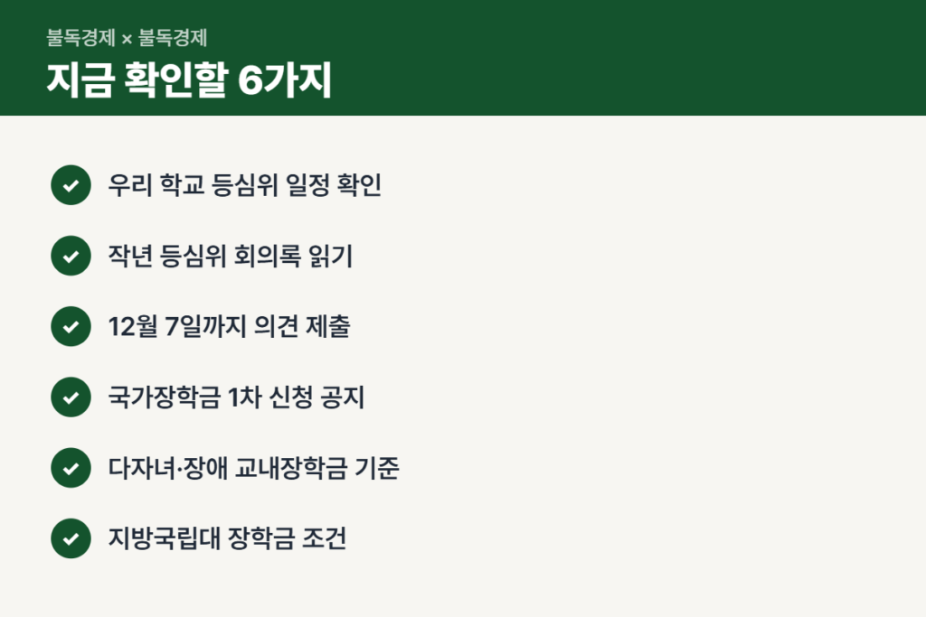 대학 등록금 인상 전 학생·학부모 체크리스트