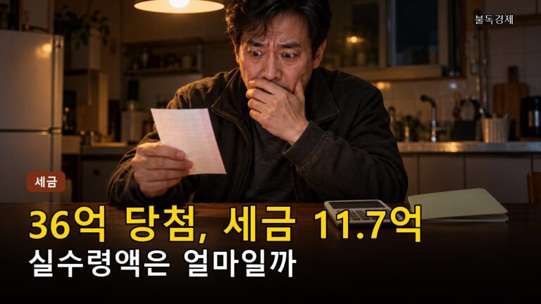 로또 1등 세금 얼마? 36억 당첨 실수령액 24억7천만원, 손해 없는 수령 체크리스트