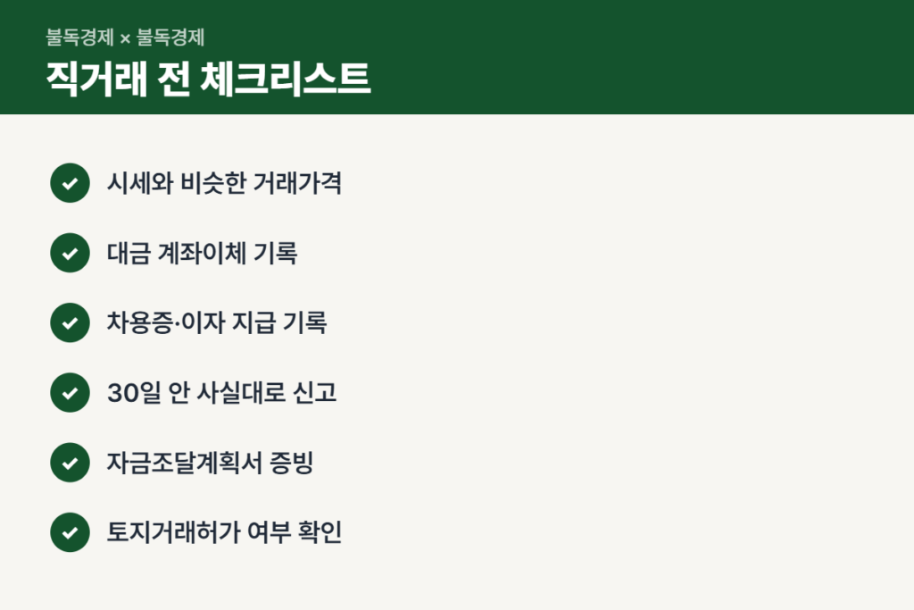 가족 간 주택 직거래 전 체크리스트